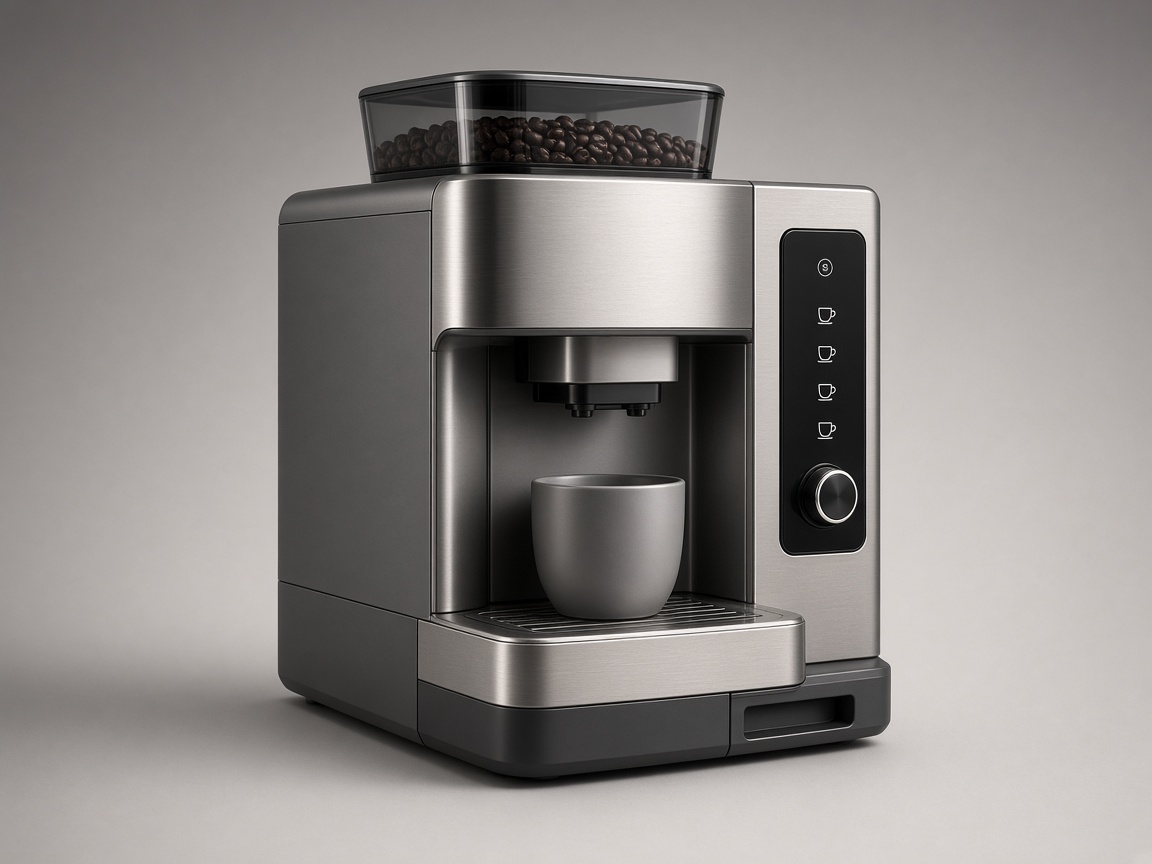 Machine espresso automatique à grain vue produit