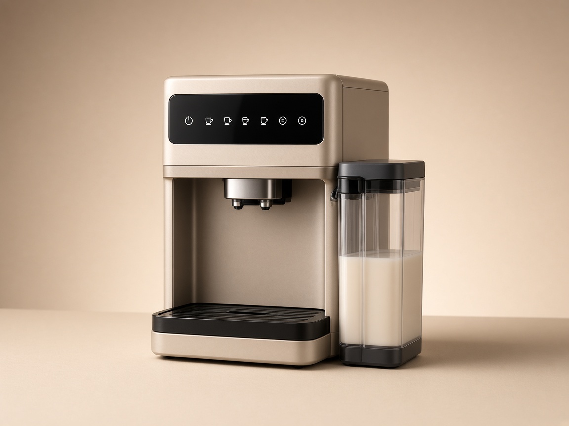 Machine à café LatteGo avec carafe à lait vue produit