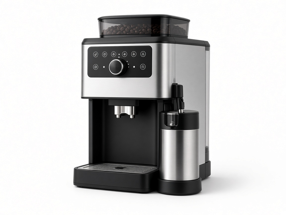 Machine à café avec mousseur à lait